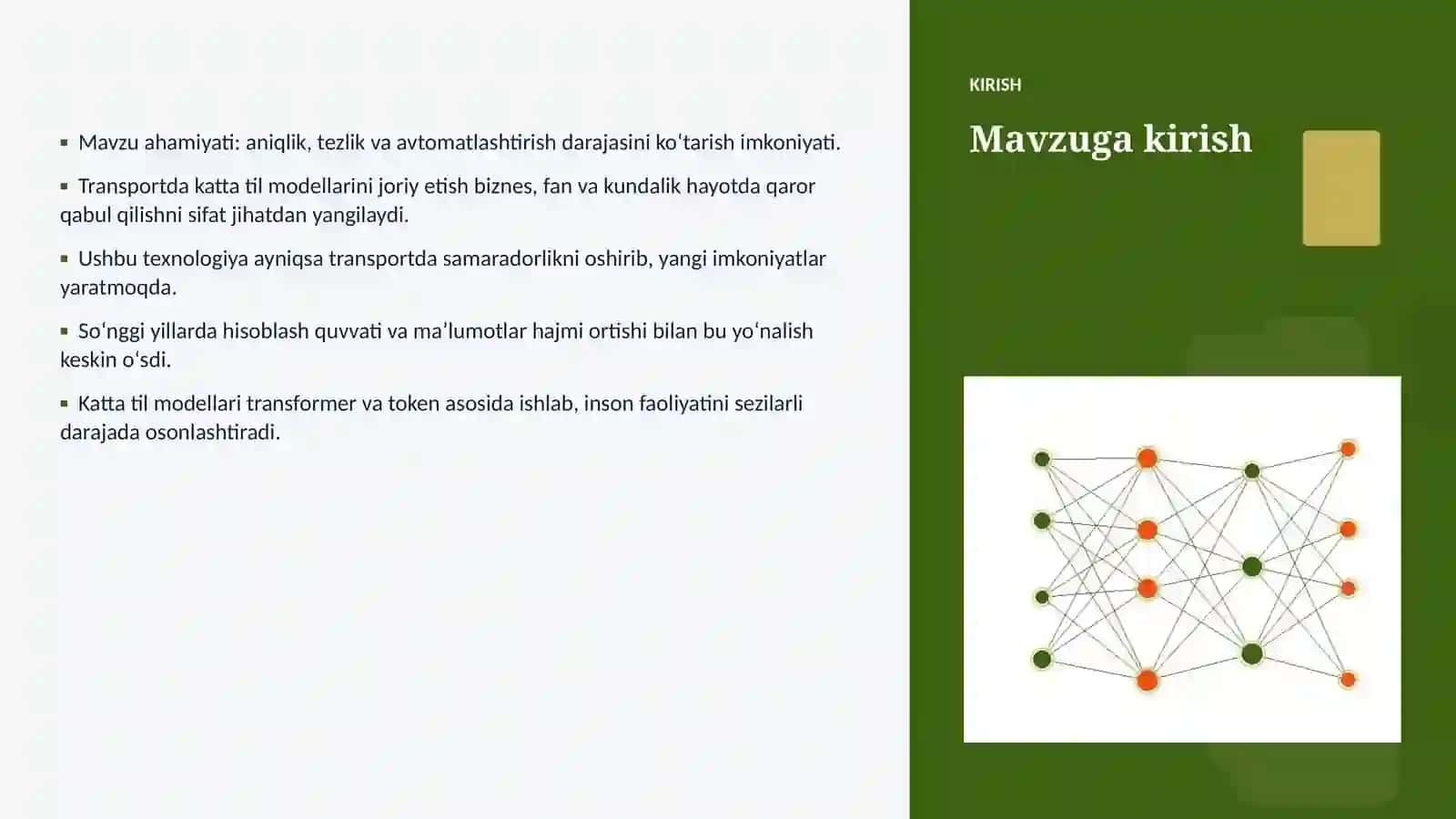 SUNʼIY INTELLEKT • PROFESSIONAL TAQDIMOT 3