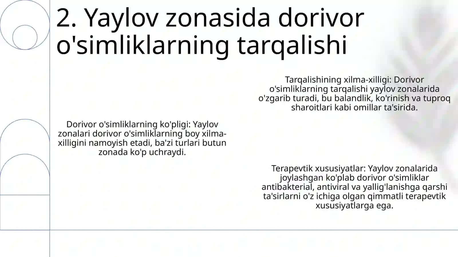 Yaylov Zonasi Dorivor Ósimliklari 3