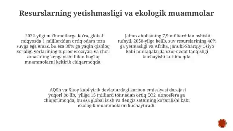 Global demografik muammolar 3