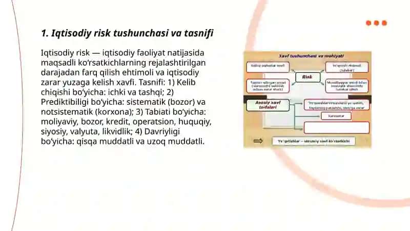 Iqtisodiyotda risklarni tahlil qilish 3