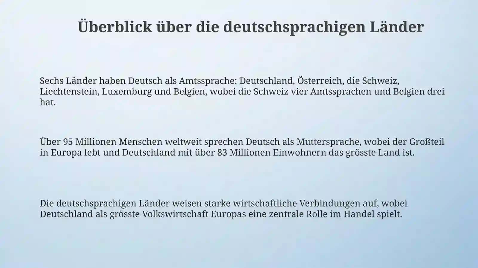 Die deutschsprachige Länder 3