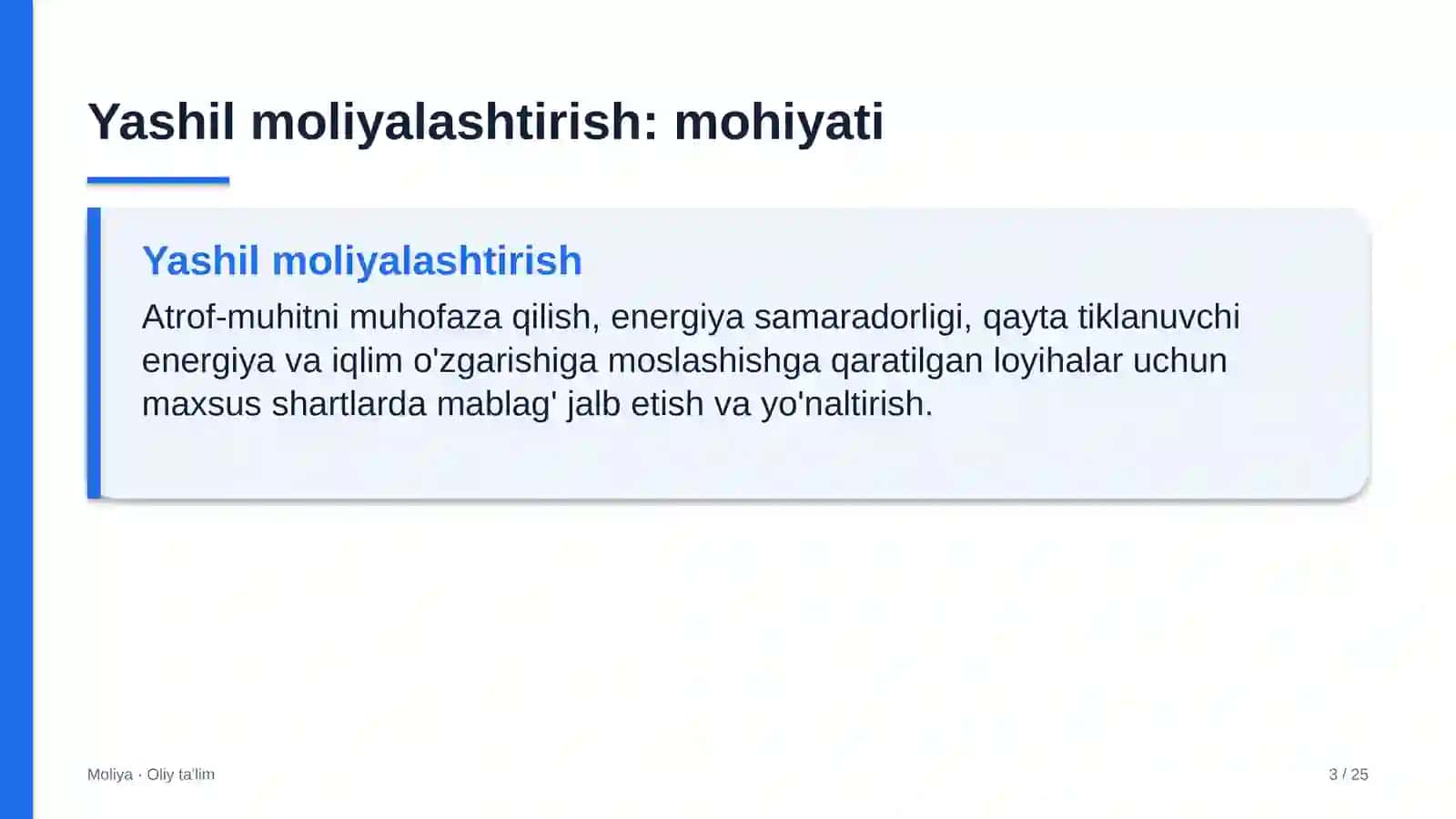 Avtobus parklarida yashil moliyalashtirish 3