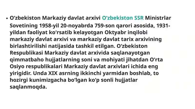 Oʻzbekiston Respublikasi Milliy Arxiv Fondi 3
