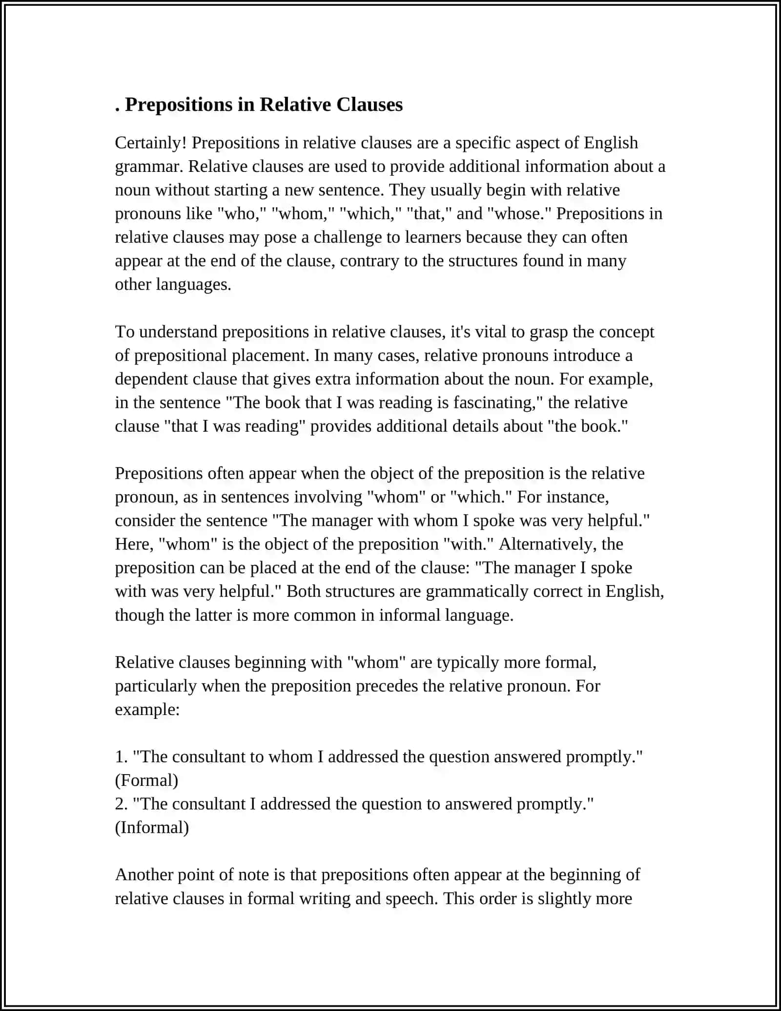 RELATIVE PRONOUNS WITH PREPOSITIONS 3