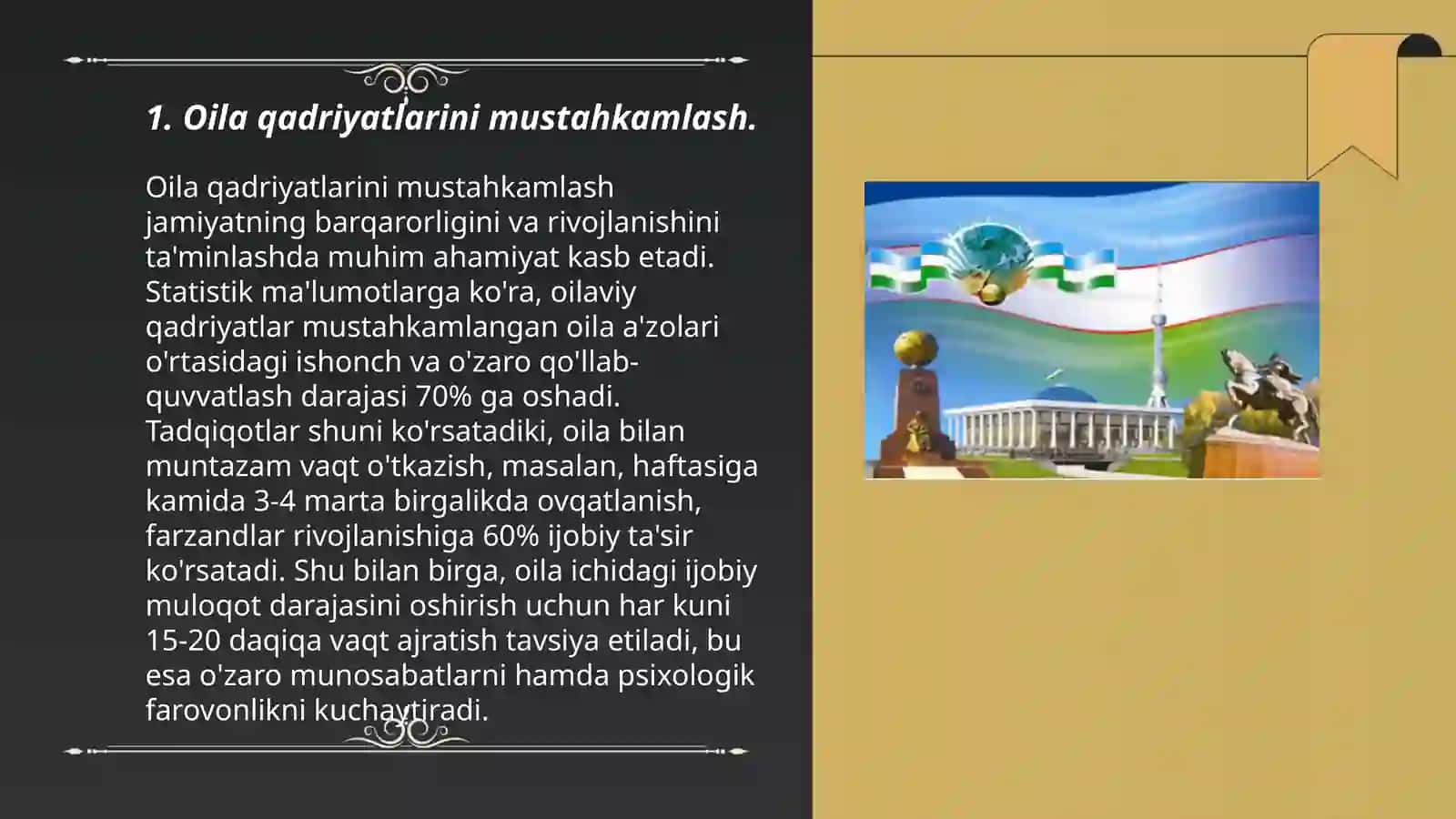 Oila qadriyatlarini mustahkamlash 3