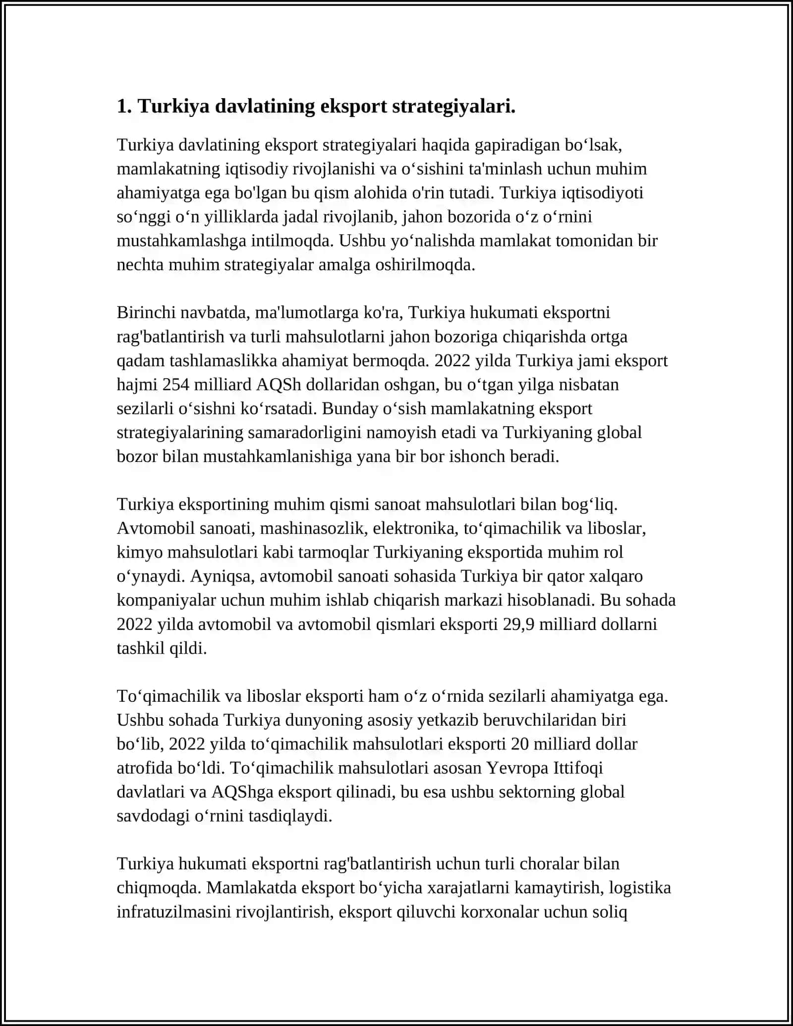 TURKIYA DAVLATINING MARKETINGI 3