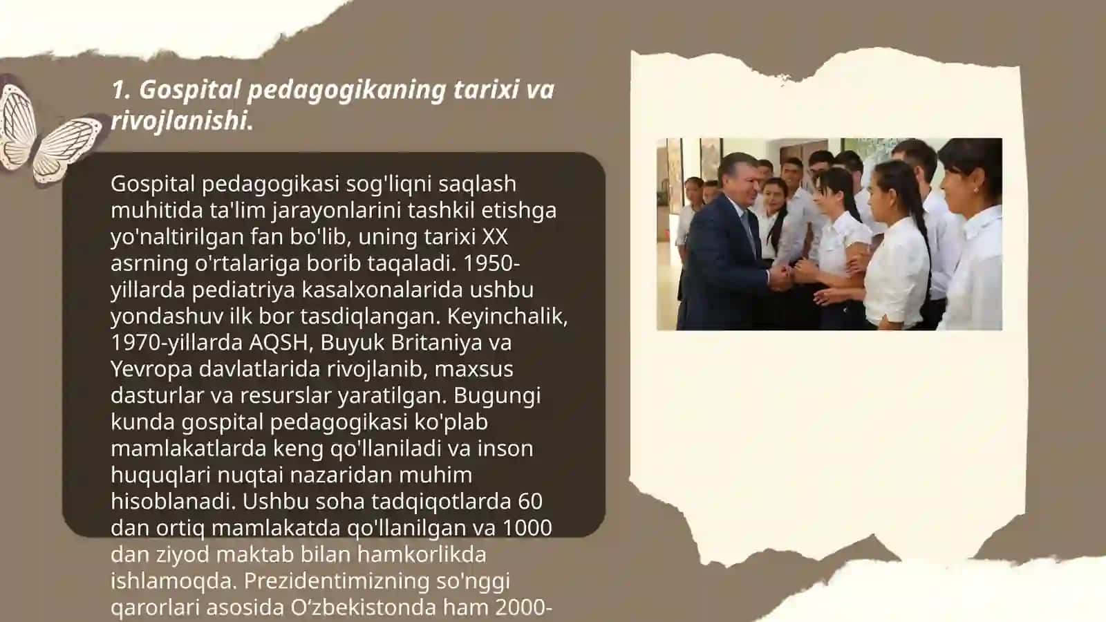 Gospital pedagogikaning tarixi va rivojlanishi 3