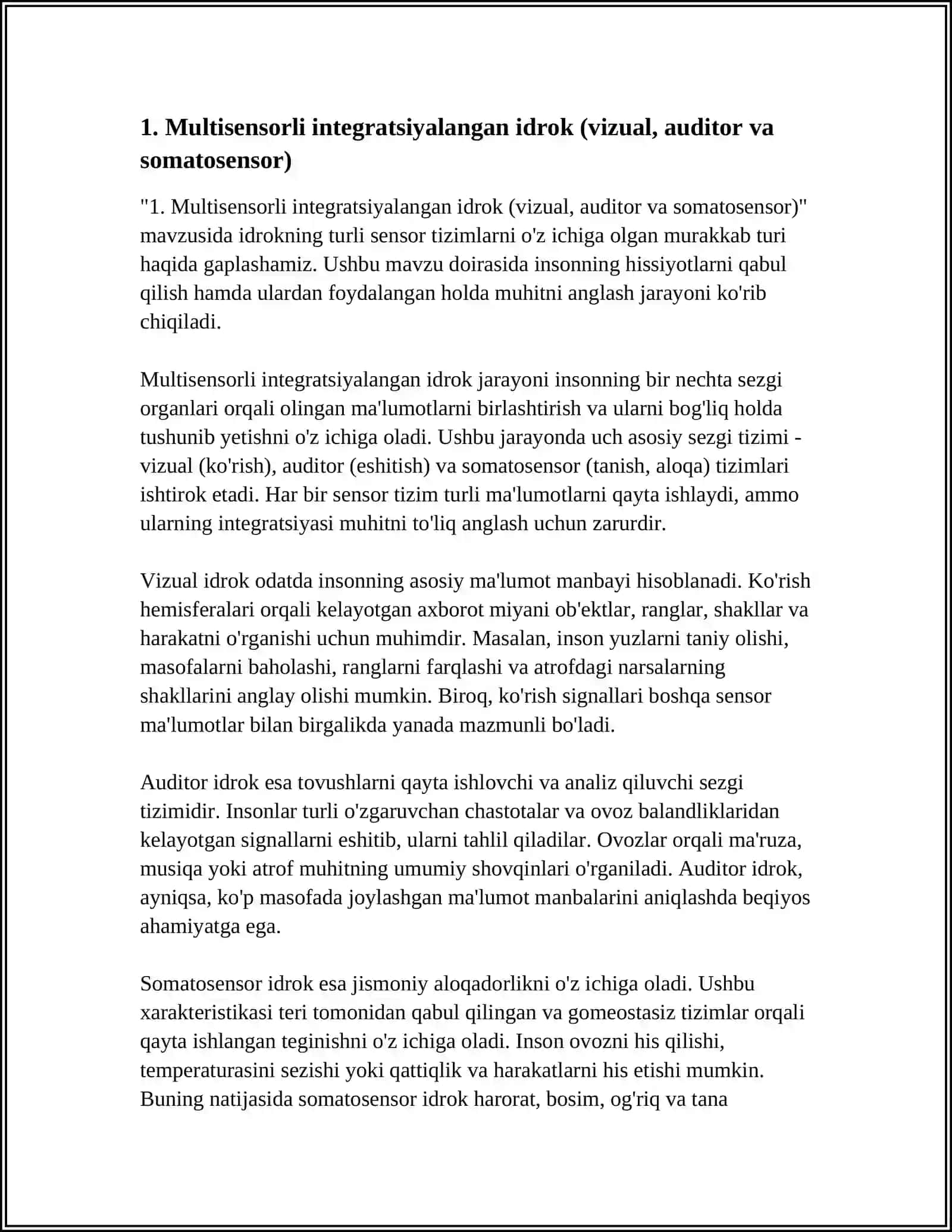 IDROKNING MURAKKAB TURLARI 3