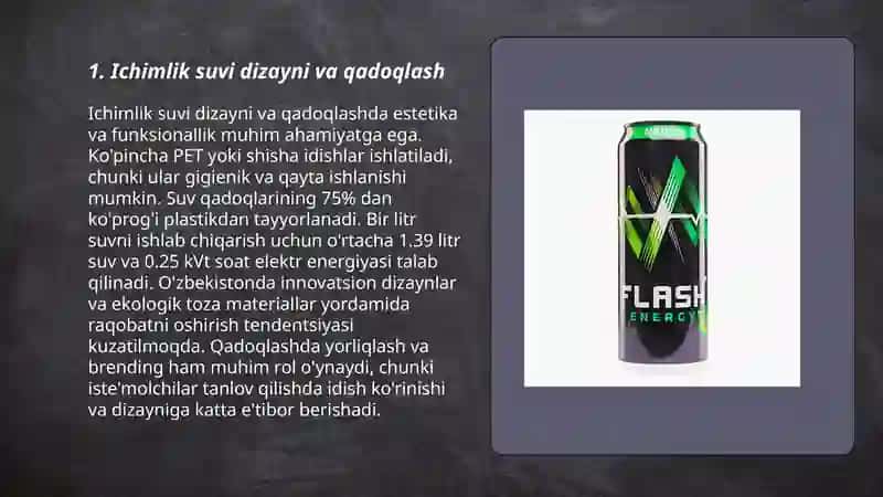 Ichimlik suvi dizayni va qadoqlash 3
