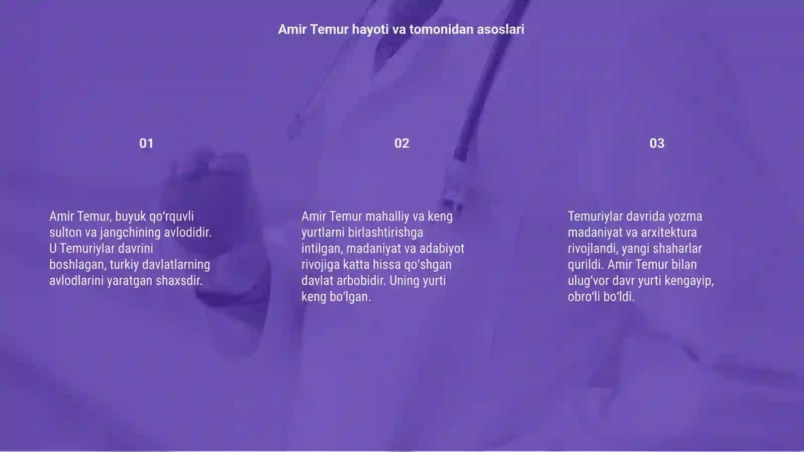 Amir Temur va Temuriylar davri 3