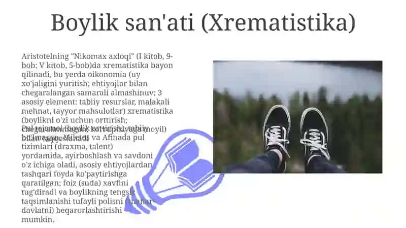 Aristotelning iqtisodiy qarashlari 3