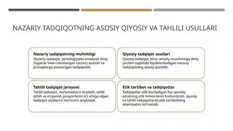 Hozirgi zamon psixologiyasining tadqiqot metodlari 3