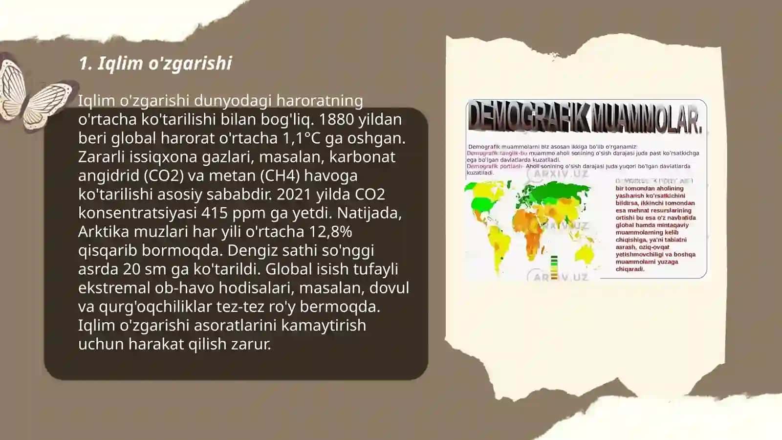 Iqlim o'zgarishi 3