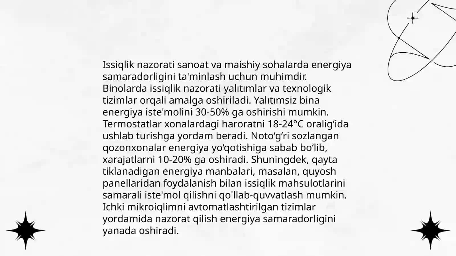 Issiqlik nazorati 3