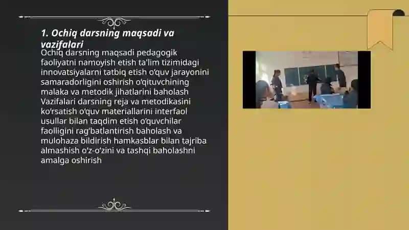 Ochiq darslar 3