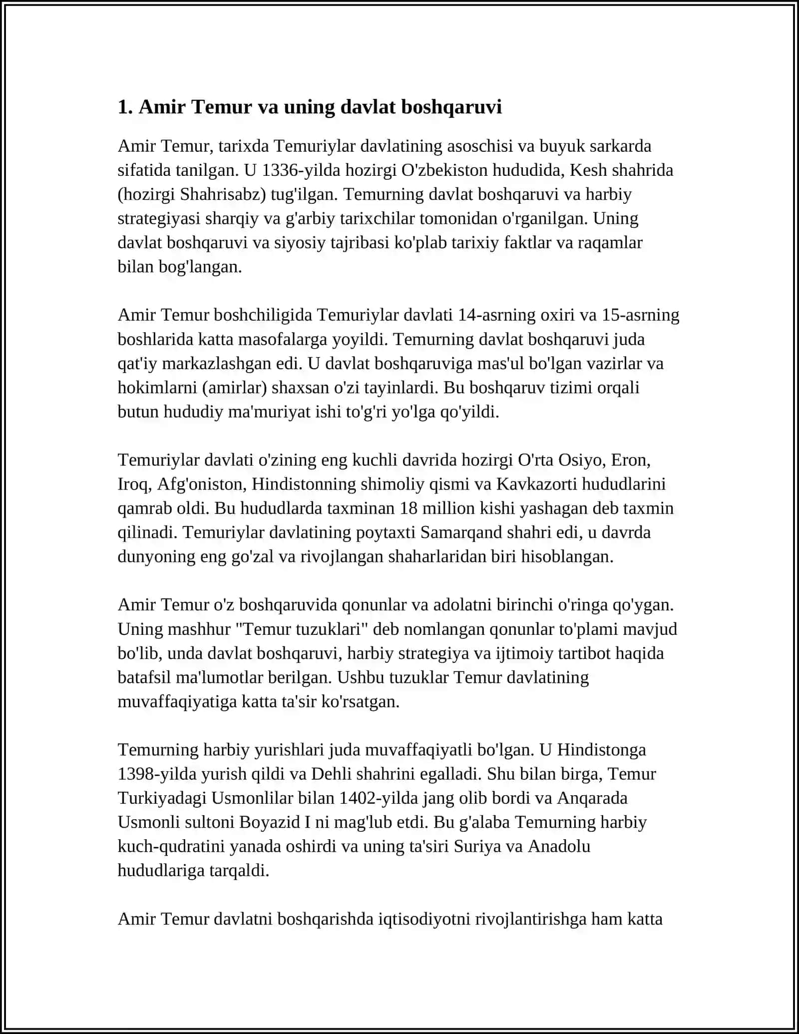 AMIR TEMUR-BUYUK DAVLAT ARBOBI 3