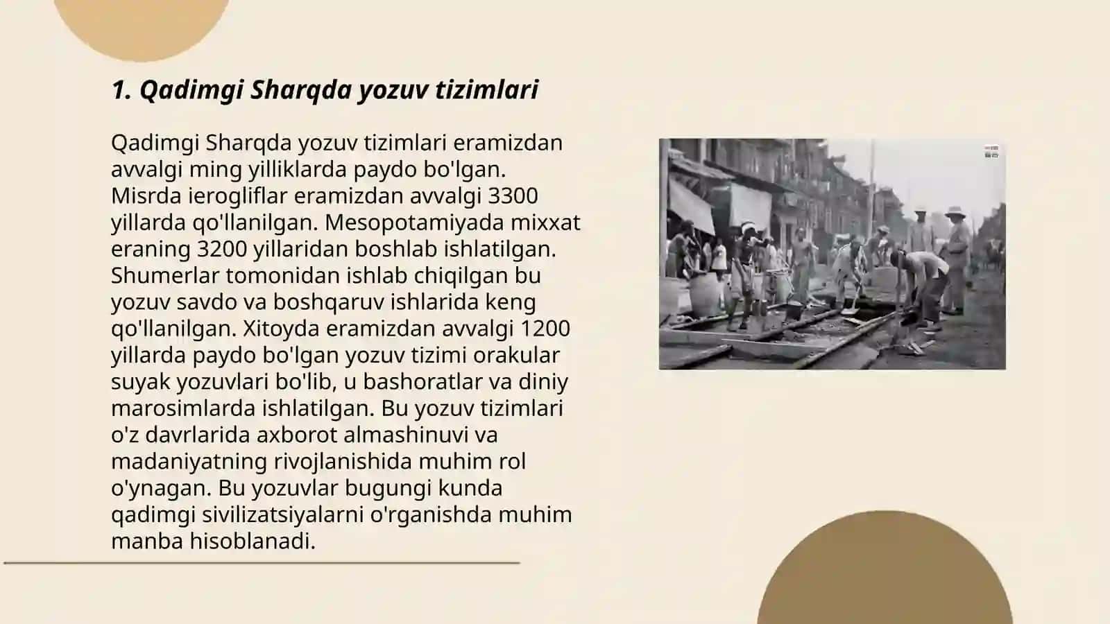 Qadimgi sharq va garbda savodxonlik va axborot almashinuvi 3