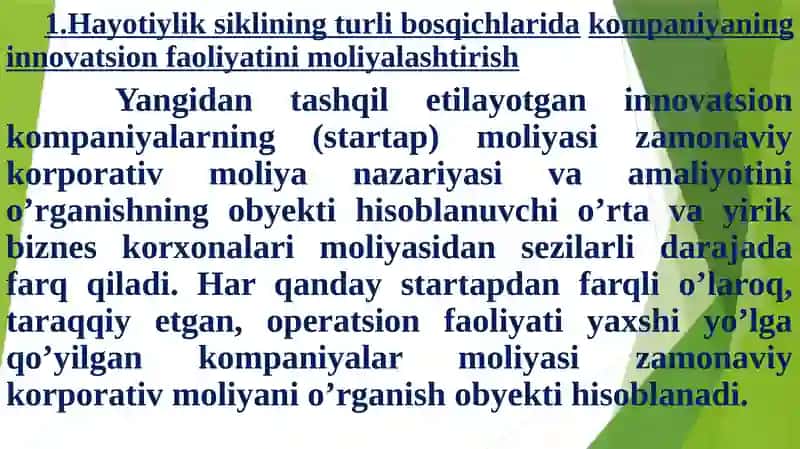 INNOVATSION LOYIHALARNI MOLIYALASHTIRISH TIZIMI 3