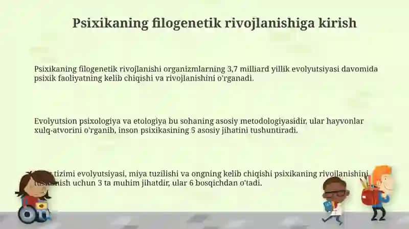 Psixikaning filogenetik taraqqiyoti 3