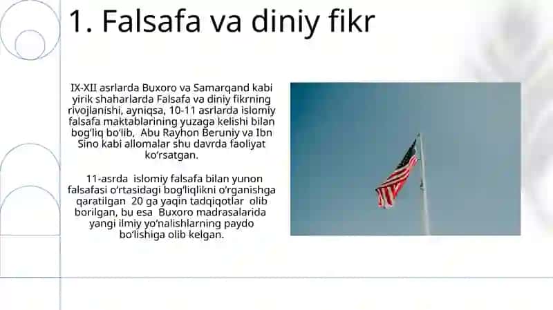 IX-XII asrlarda mamlakatimizdagi madaniy uygʻonish (RENESSANS) 3