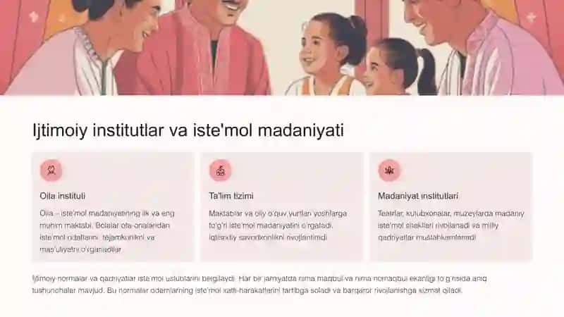 Iste'mol va iste'mol madaniyatining ijtimoiy asoslari 3