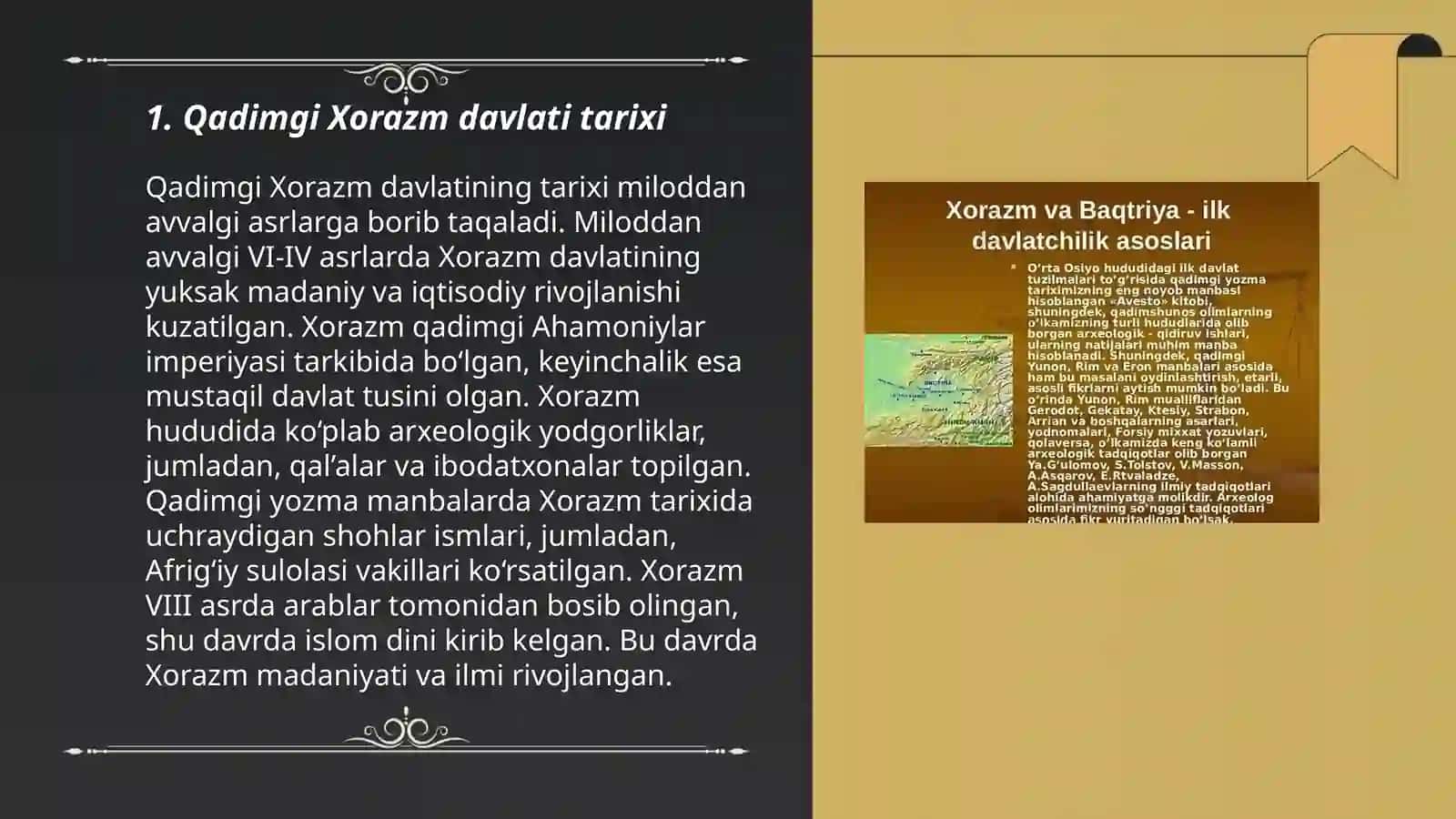 Qadimgi Xorazm davlati 3