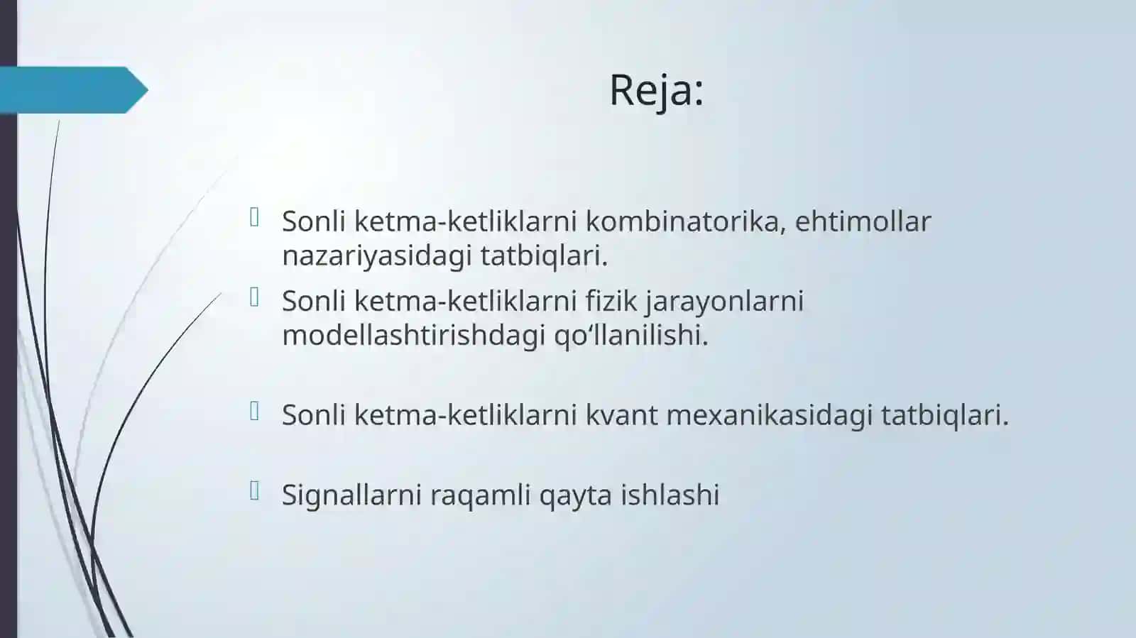 HISOB( CALCULUS ) fanidan MUSTAQIL ISHI 3