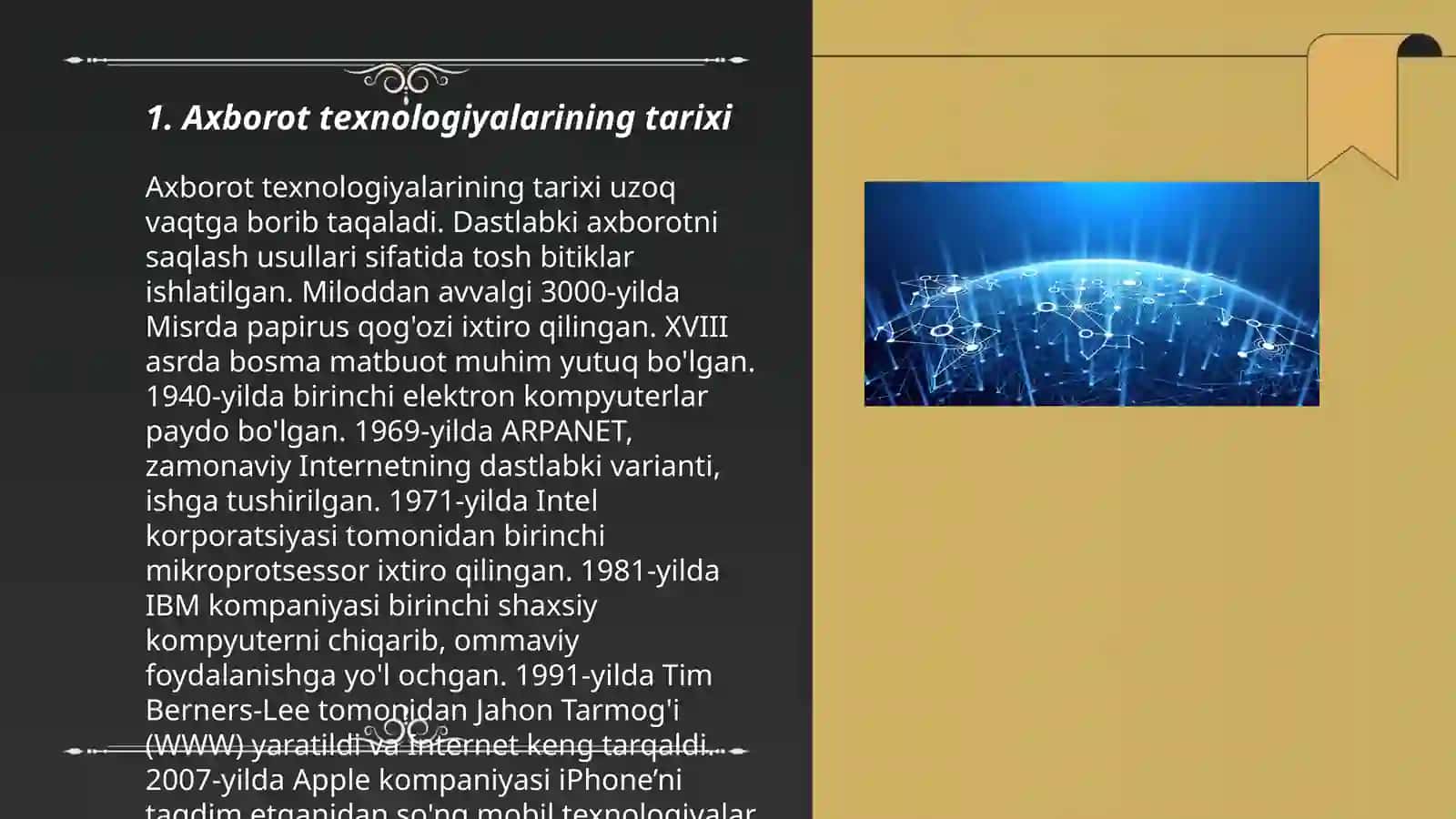 Axborot texnologiyalarining tarixi 3