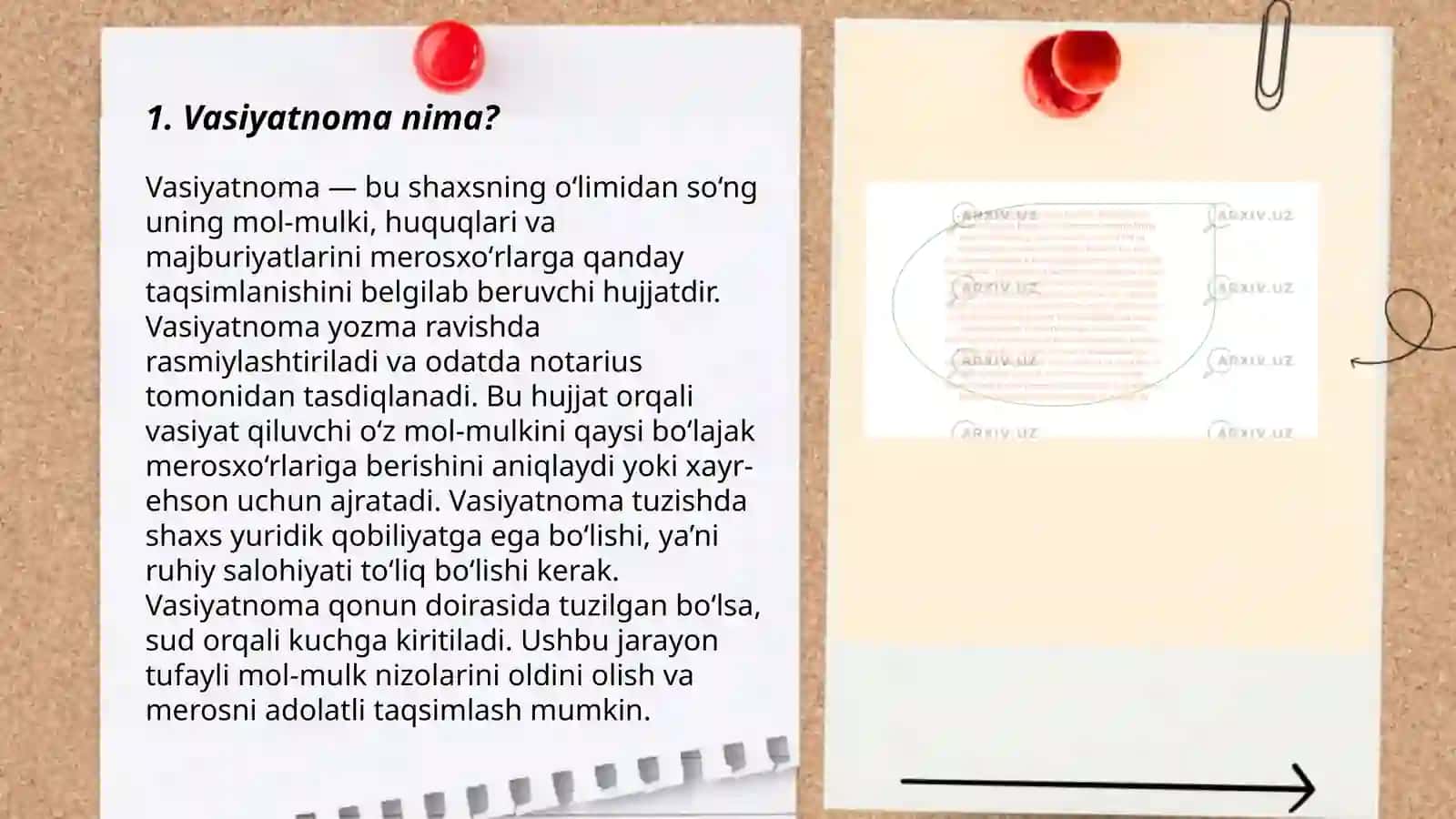 Vasiyatnoma 3