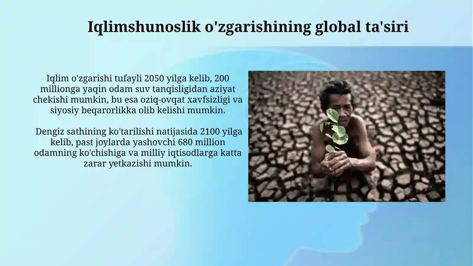 Iqlim oʻzgarishining global oqibatlari 3