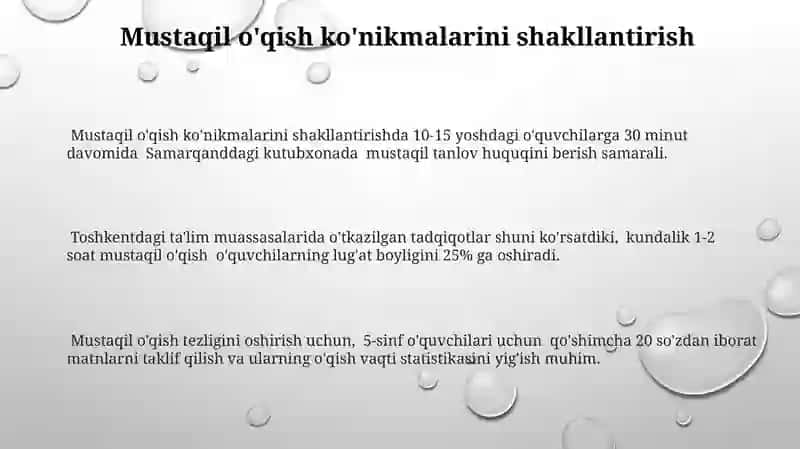 O'qish Savodxonligini Oshirish Yo'llari 3