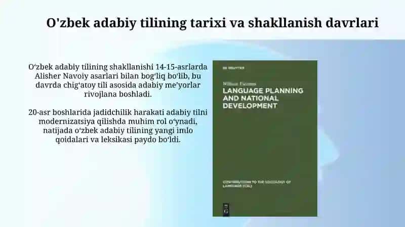 Oʻzbek adabiy tili va shevalar 3