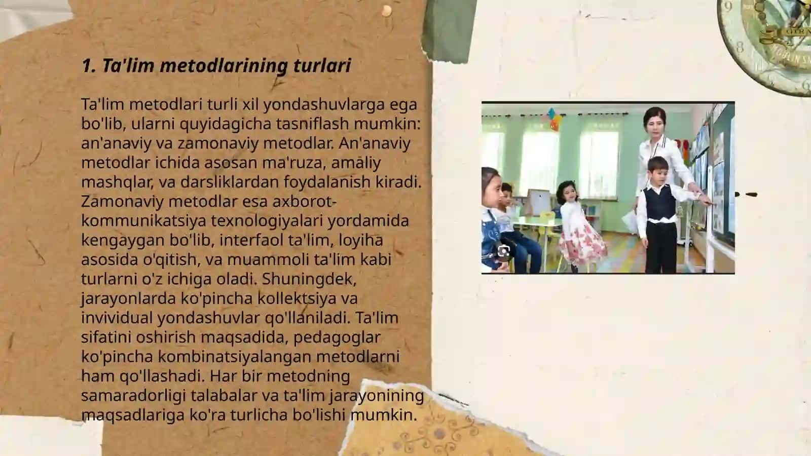 Ta'lim Metodlari va Vositalari 3