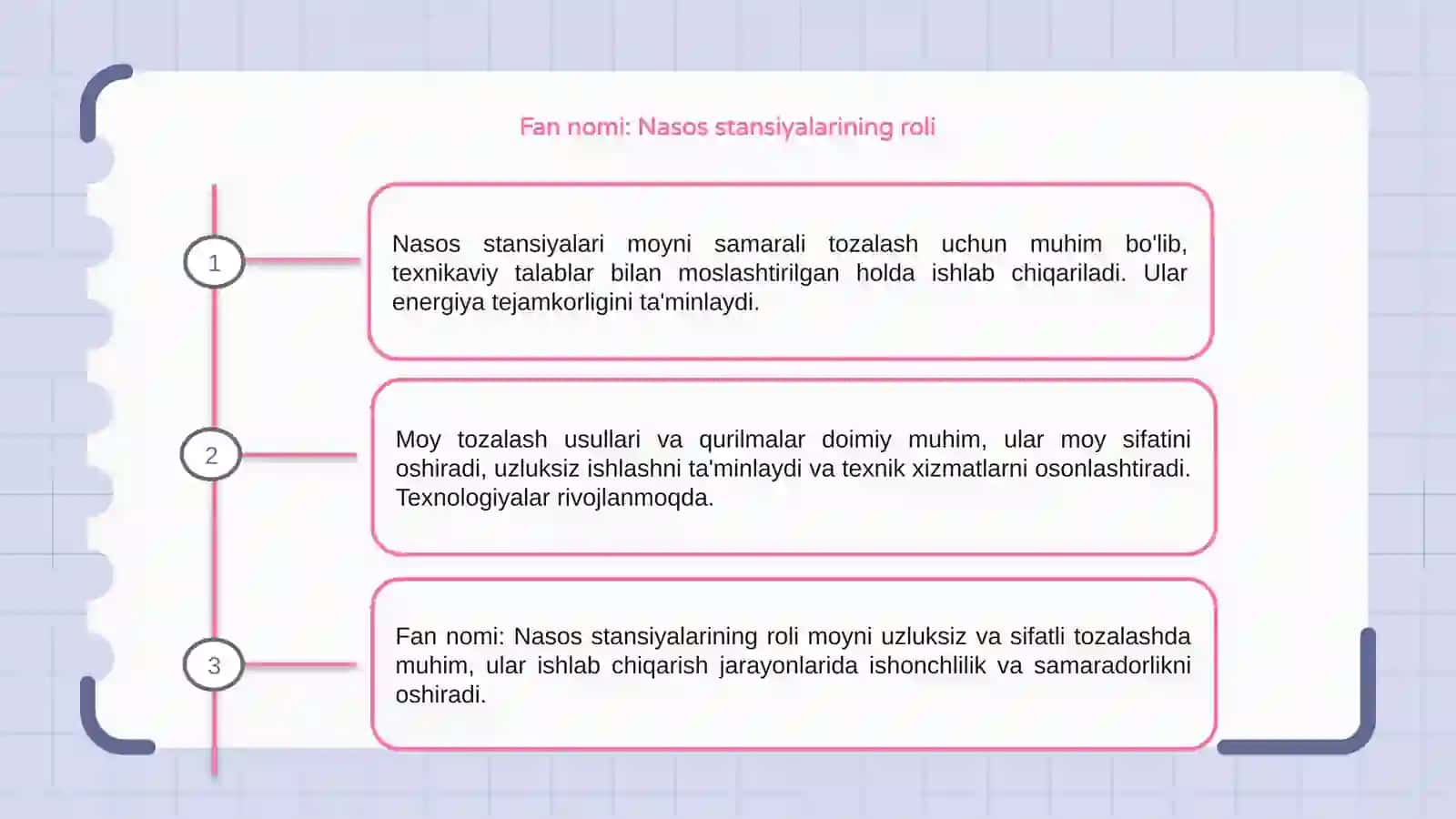 Nasos stansiyalaridan foydalanish 3