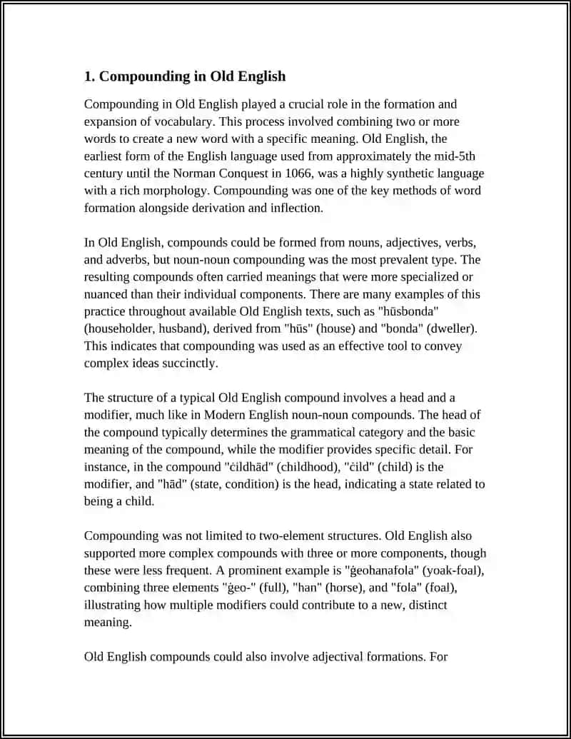 WORD FORMATION IN OLD ENGLISH 3