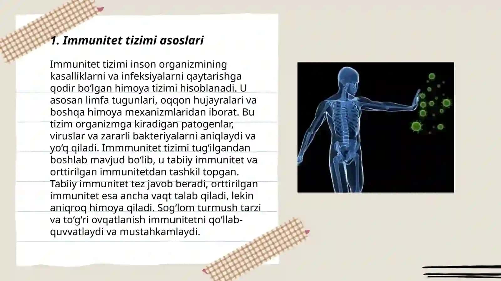 Organizm immun sistemasi 3