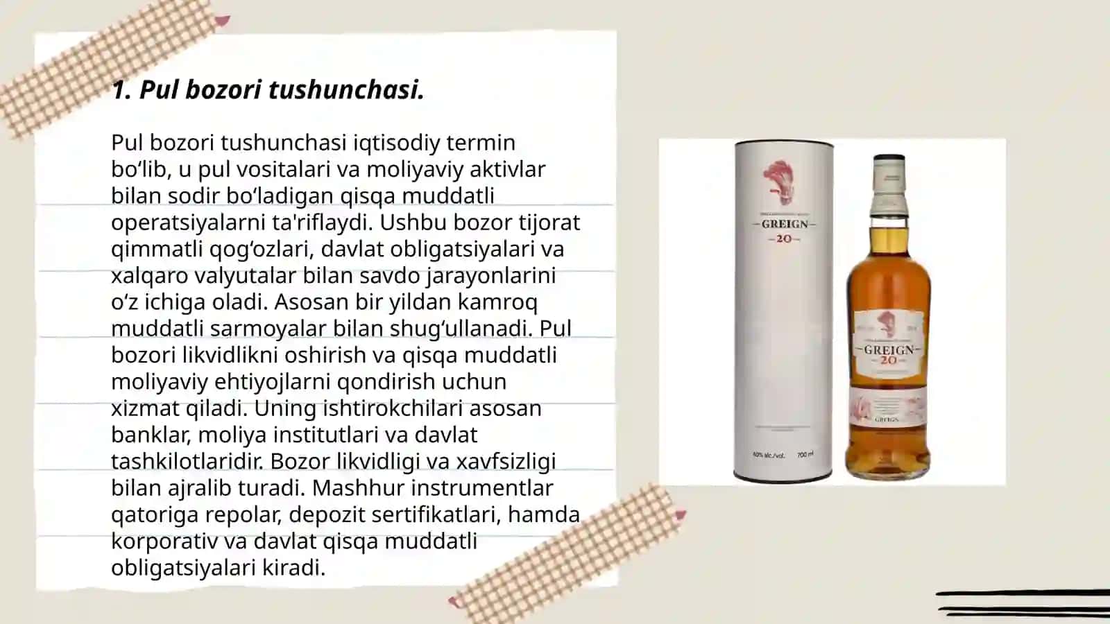 Pul bozorlari va ularning turlari 3
