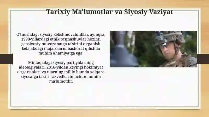 Tarixiy Ma'lumotlar va Siyosiy Vaziyat 3