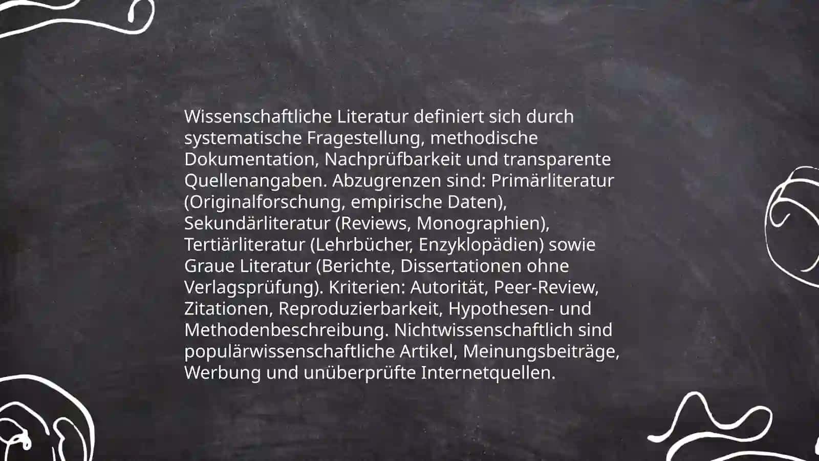 Wissenschaftliche Literatur 3