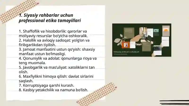 Siyosatda professional etika va yangi axloq siyosati 3