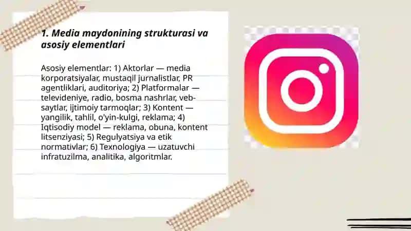 Media maydon tuzulishi va ta'siri 3