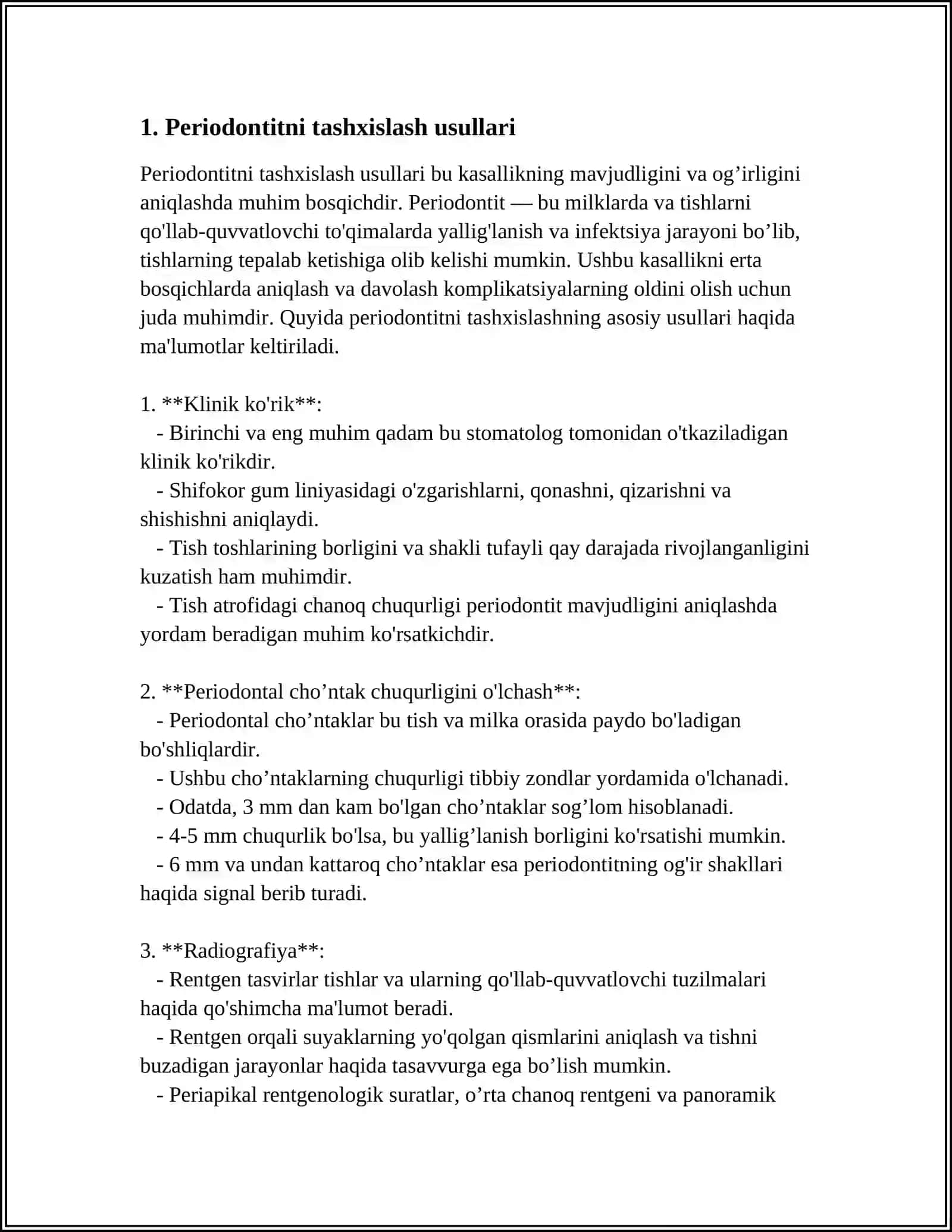 PERIODONTITLARNI DAVOLASHDA STOMATOLOGIK TAKTIKASI 3