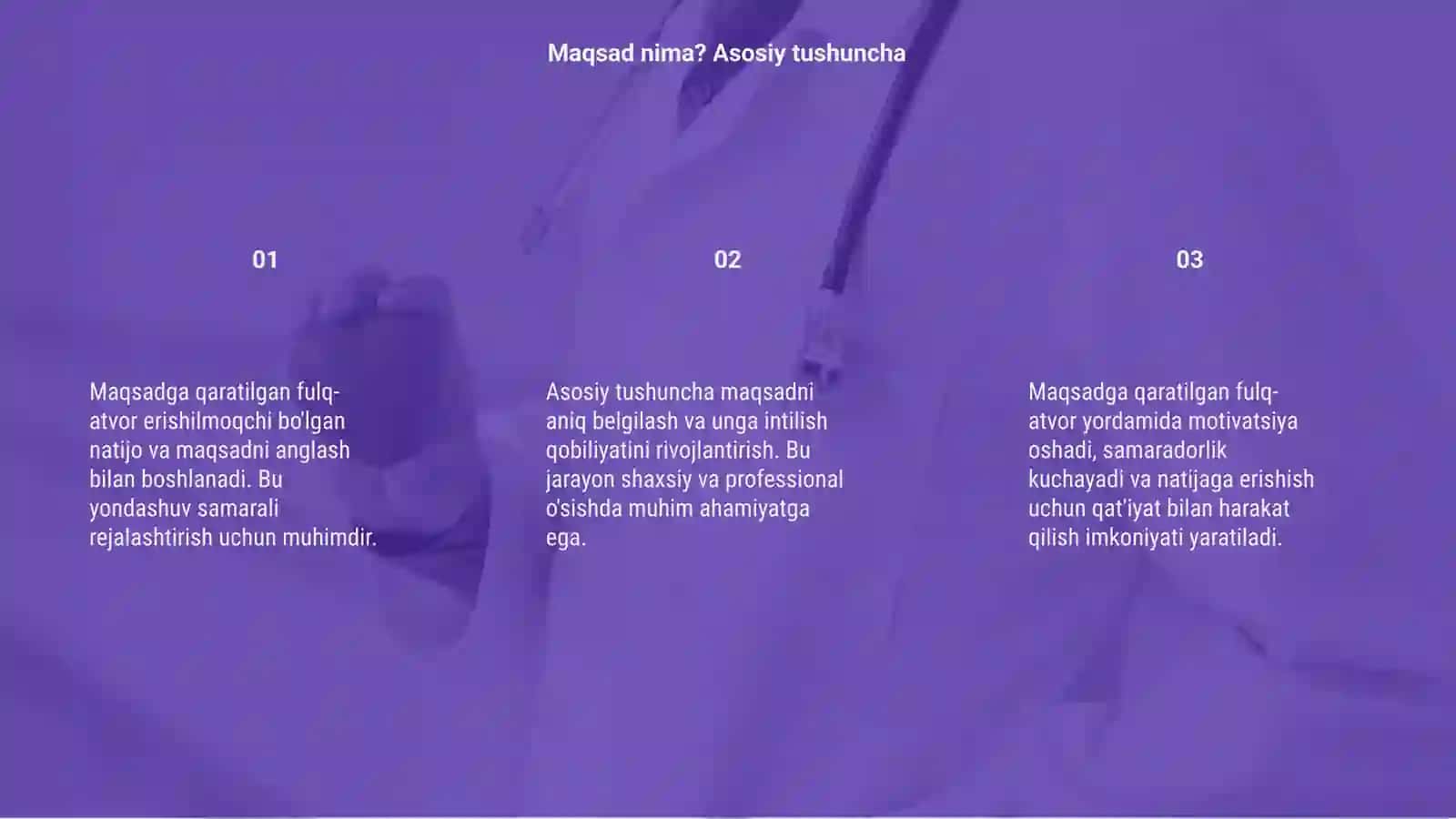 Maqsadga qaratilgan fulq-atvor 3
