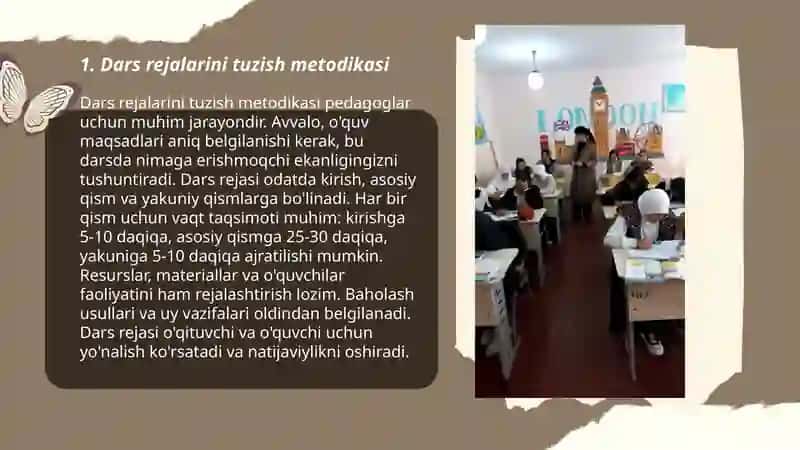 Dars rejalarini tuzish metodikasi 3
