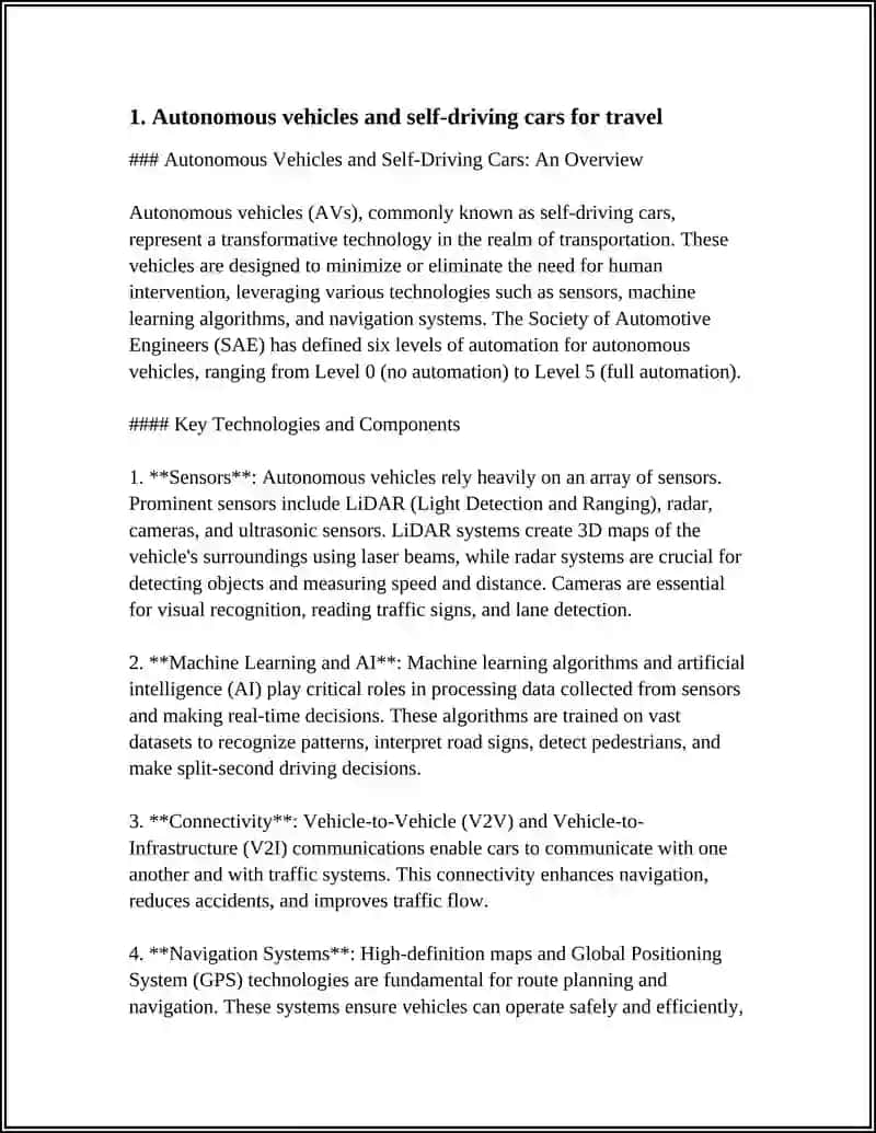 Autonomous Vehicles and Self-Driving Cars: An Overview 3