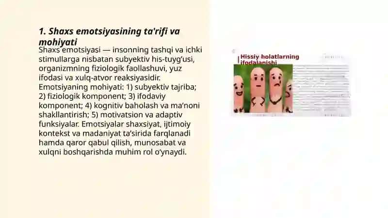 Shaxs emotsiyasi 3