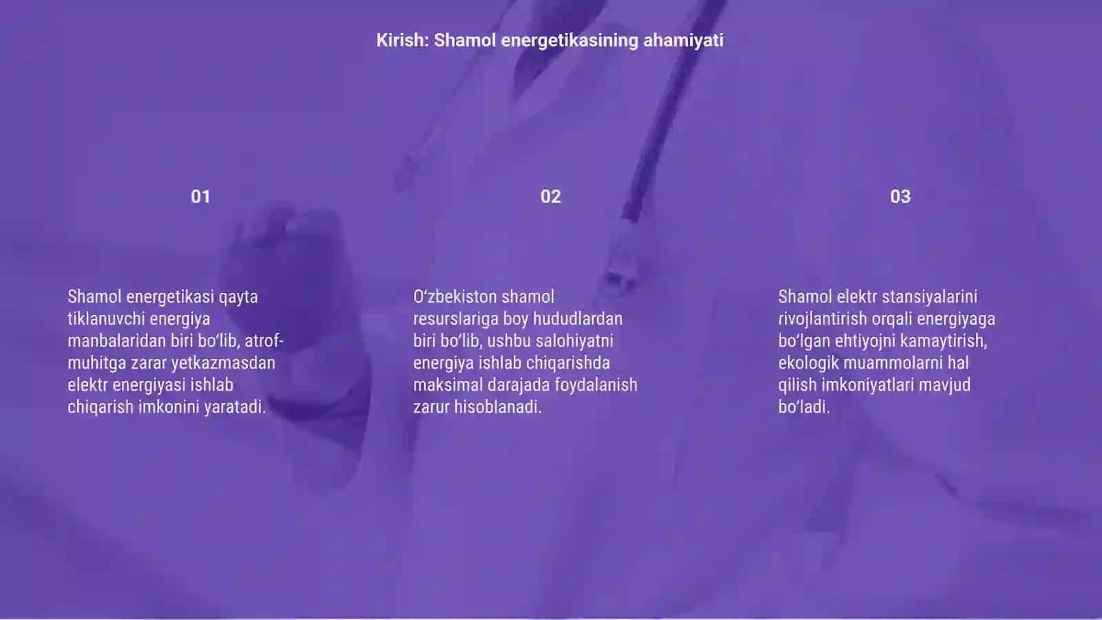 O’zbekistonda shamol enegetikasini rivojlantirish usullari 3