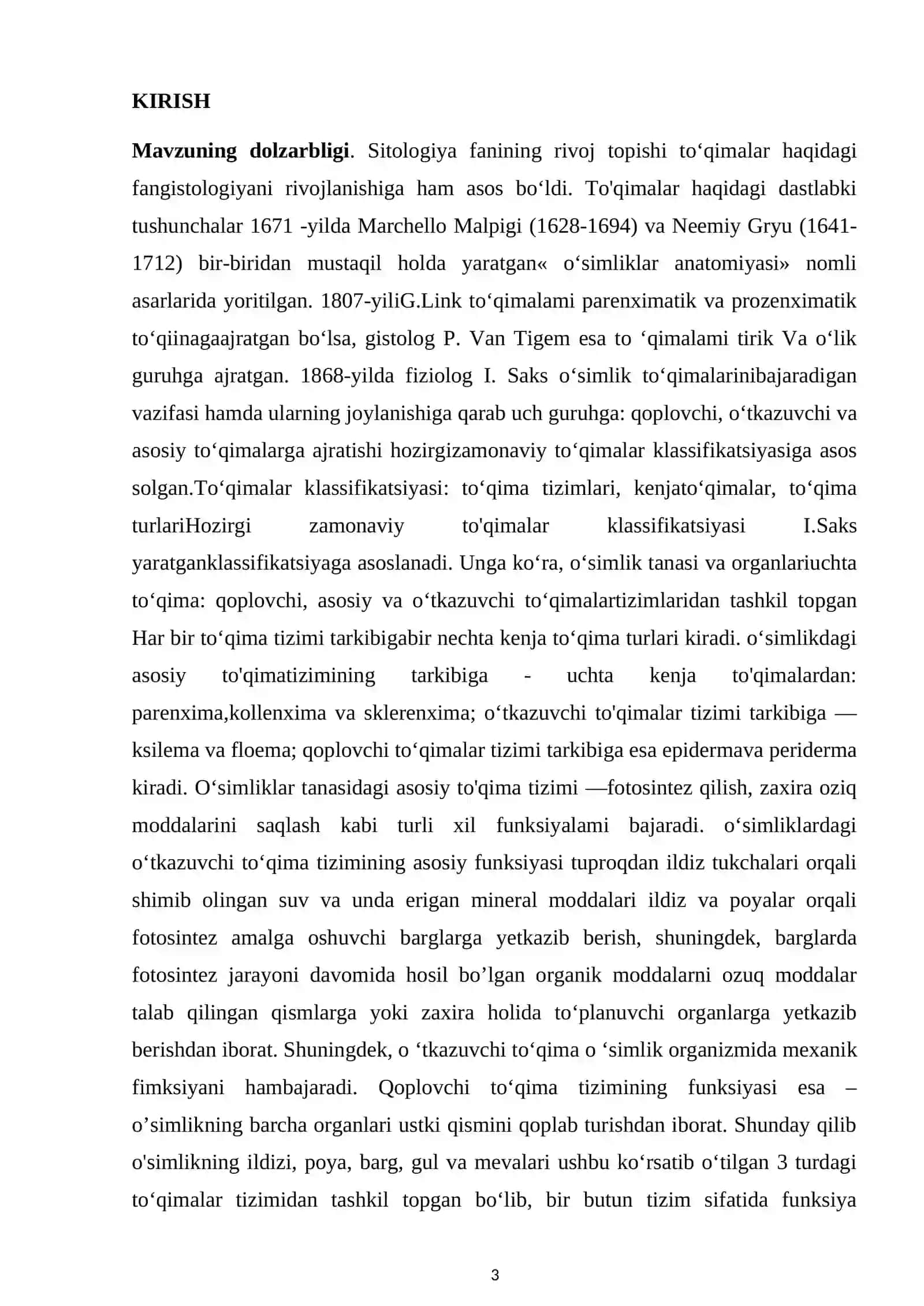 o’tkazuvchi to’qima va uning vazifalari 3