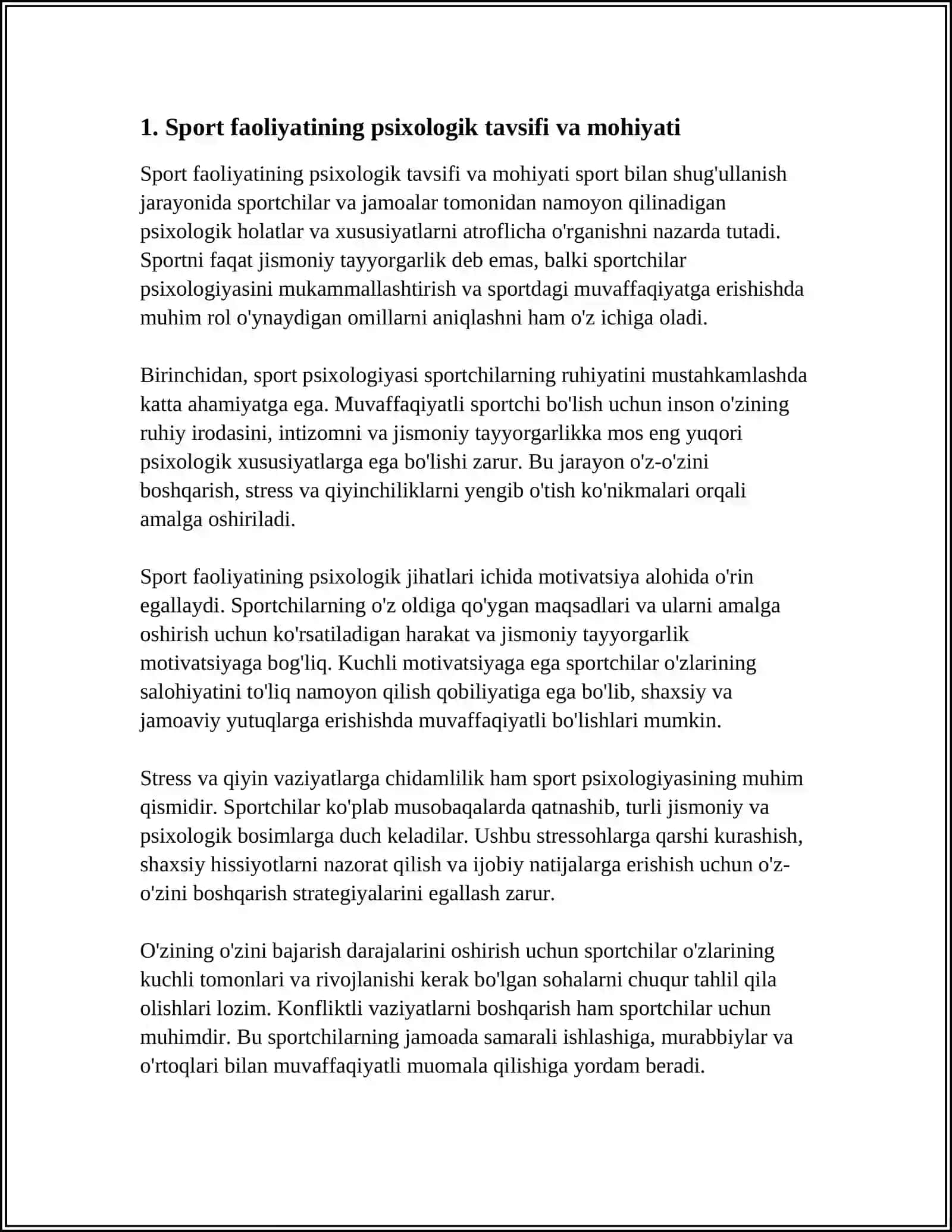 SPORT FAOLIYATINING PSIXOLOGIK TAVSIFI 3