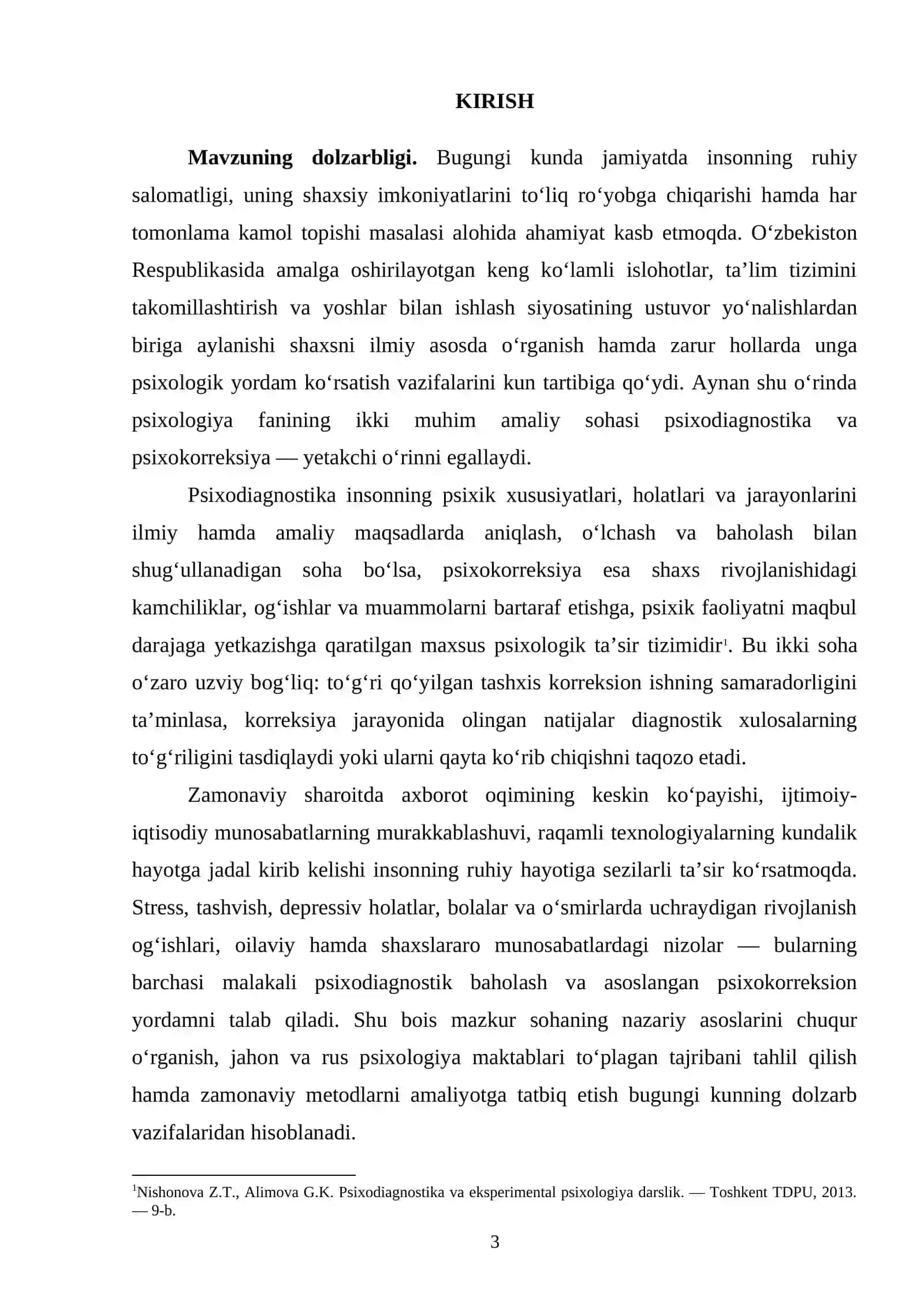 Psixodiagnostika va psixokorreksiya 3